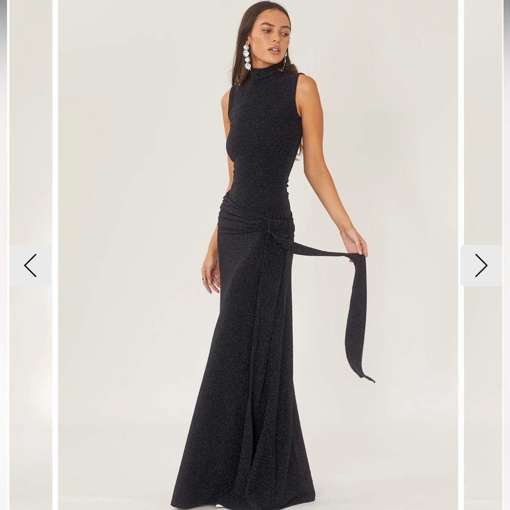 STILL IN BOX WITH TAGS! Arcina Ori Monica Dress - metallic long dress